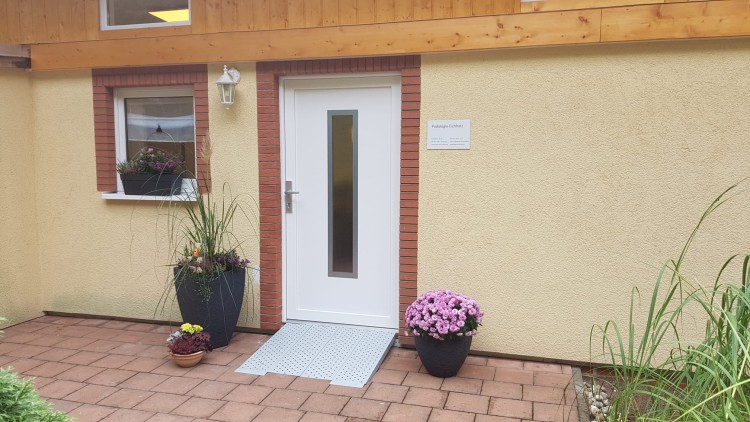 Eingang Fußpflege in Beelitz